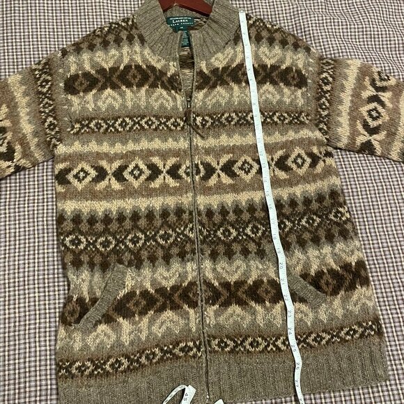 Vintage Ralph Lauren Hand Knit Sweater - Picture 4 of 4